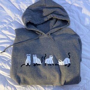 Ghost Cat Hoodie